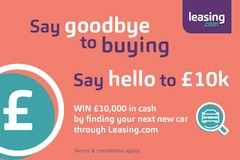 Win &pound;10k in cash with Leasing.com