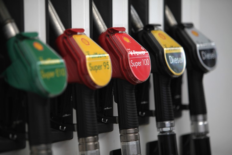 Premium and regular fuel pumps
