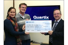 Quartix tracks donation for children with disabilities