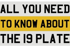 All-new 19 plate: Everything you need to know