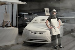 Ampera becomes a work of art to show environmental impact of cars