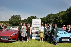 Aston Martin staff help inspire young women
