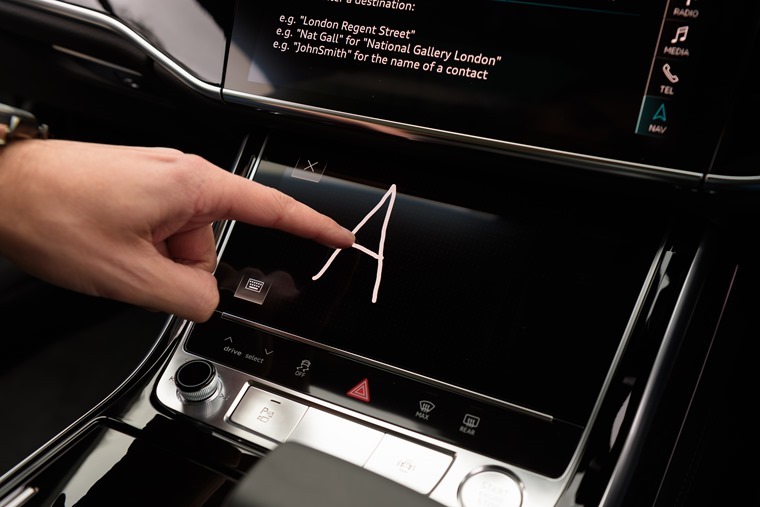 Audi A8 infotainment