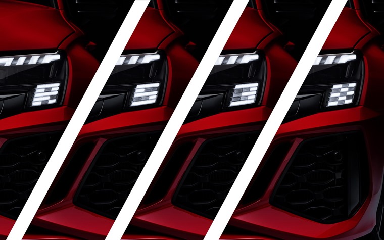 Audi RS3 lights