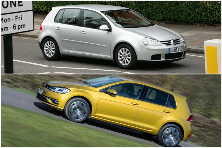 Old vs new: Volkswagen Golf