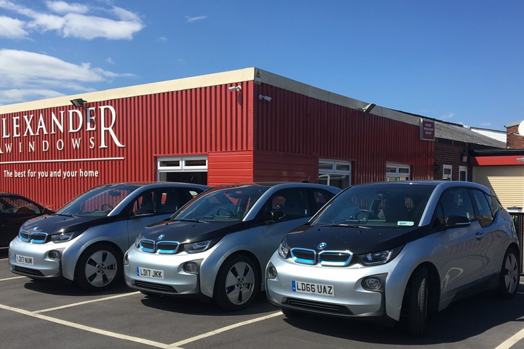 Alexander Windows is taking the lead when it comes to an eco-friendly fleet.