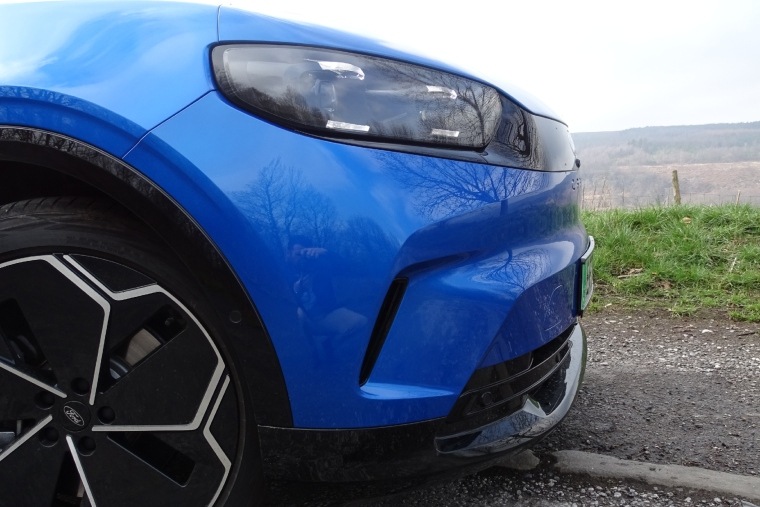 Ford Capri front detail, Blue My Mind, MY2025