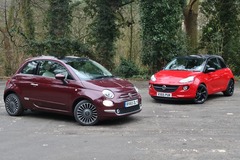 City chic: Fiat 500 vs Vauxhall Adam