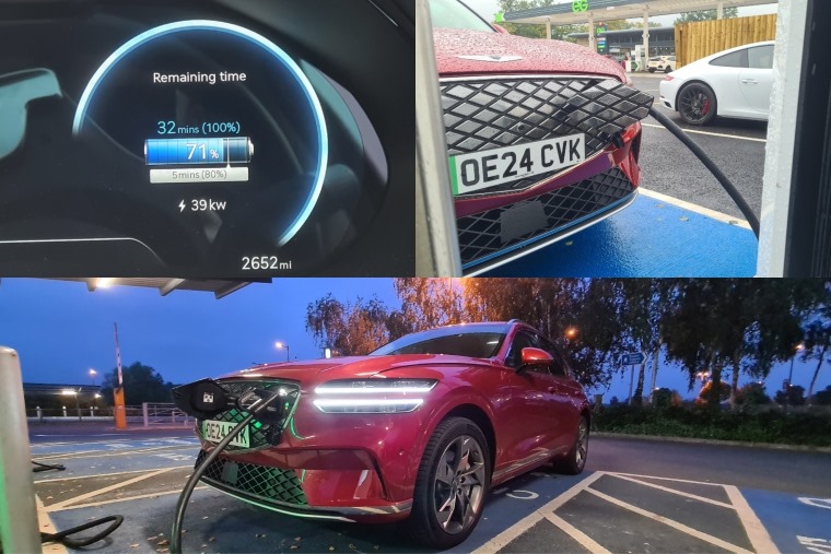 Genesis Electrified GV70 charging