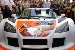 Tattooed Gumpert features at Gumball 3000 Rally