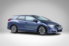 Wraps come off the new Honda Civic Tourer