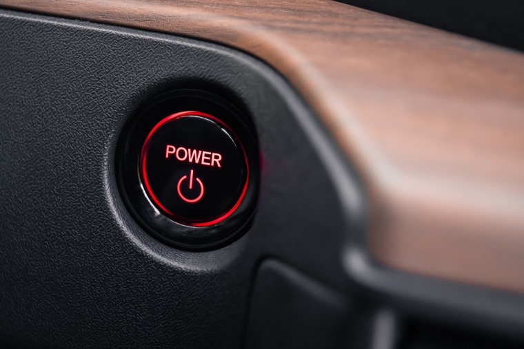 Honda e 2020 power button