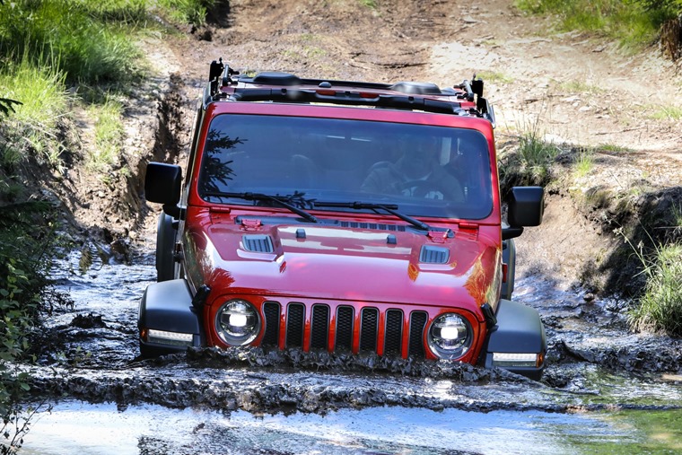 Jeep Wrangler wading