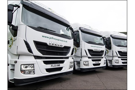 Iveco supplies Jeffreys Haulage with four new Stralis vehicles