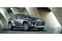 Lexus reveals new LF-NX hybrid SUV concept