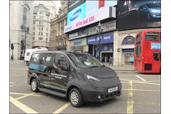 Nissan NV200 taxi arrives in London