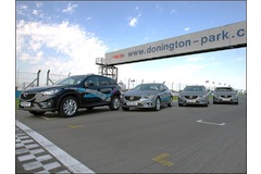 Mazda fleet for Donington race track