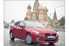 Mazda3 Hiroshima challenger cars make to Moscow