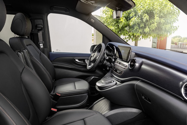 Mercedes-Benz all electric EQV interior