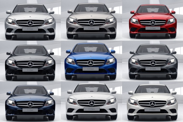 Mercedes C-Class colours 2019 (1)