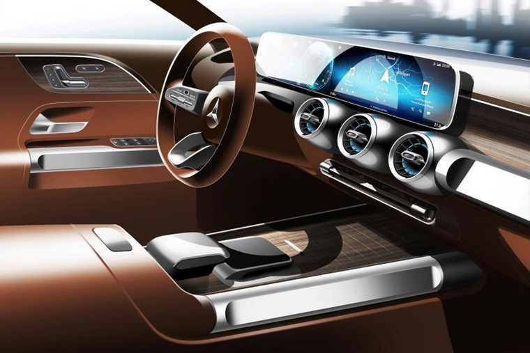 Mercedes GLB concept interior