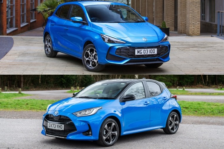 MG 3 vs Toyota Yaris lead