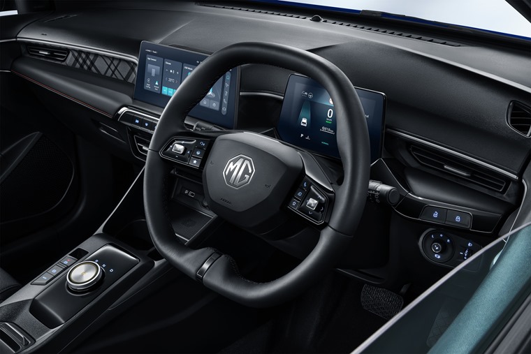 MG steering wheel