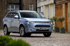 Mitsubishi Outlander plug-in hybrid tops UK electric car sales