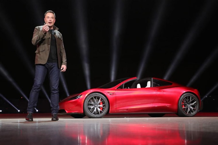 Elon Musk unveiling new Roadster