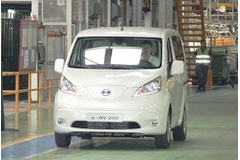 Production begins for Nissan e-NV200
