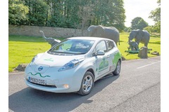 Electric Nissan joins Knowsley Safari
