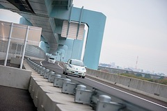 Driverless Nissan LEAF electric car tested on Japanese highway