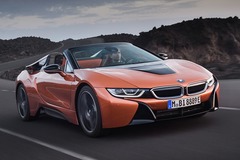 BMW i8 Roadster and updated Coupe star at LA Motor Show