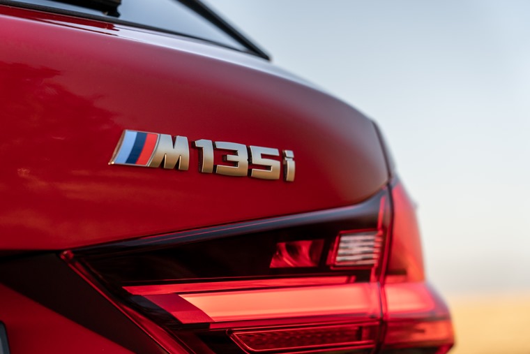 Range topping BMW M135i xdrive differs slightly