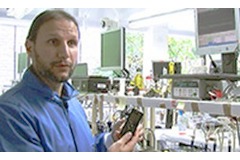 Mobile phone runs off pee-powered battery charger