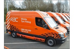 RAC unveils mobile tyre-fitting fleet