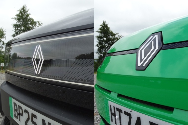 renault 4 vs 5 badging detail renault 4 vs 5 badging detail