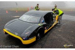 Solar car sets new record for fastest long-distance EV
