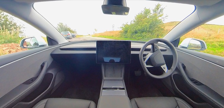 Tesla M3 interior