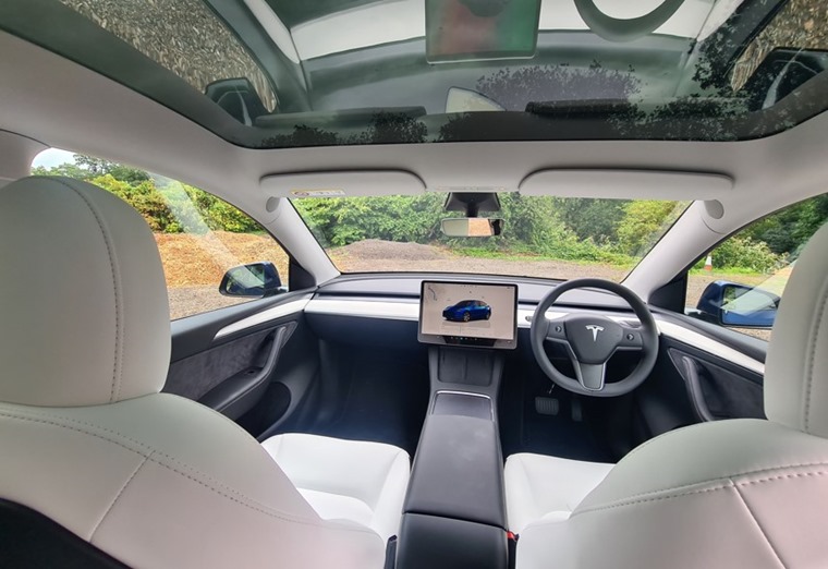 Tesla Model Y interior 2