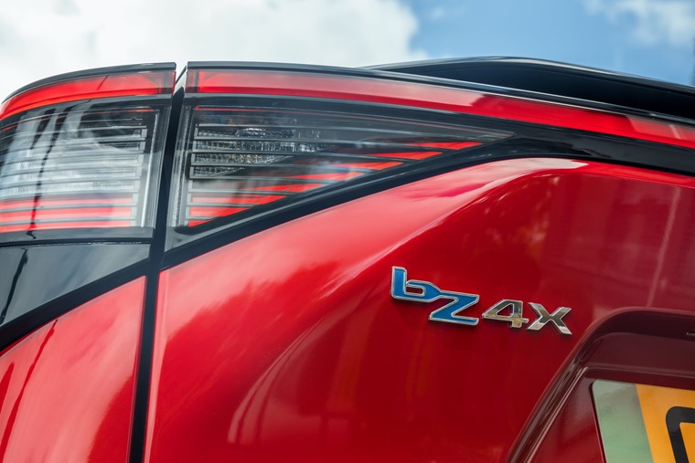 Toyota bZ4X boot badge