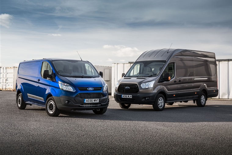 The Ford Transit is the most likely van to be targetting by relay car thieves.