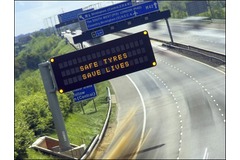 Tyre safety inspires motorway message
