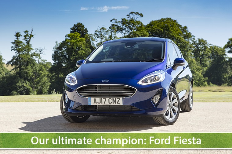 Our supermini shootout champion: Ford Fiesta