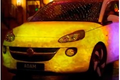 Video: Vauxhall ADAM light-show comes to Glasgow