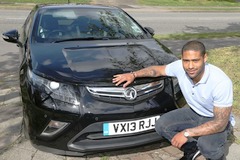 Liverpool FC star and his green car