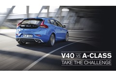 Volvo takes on the A-Class with new V40 challenge