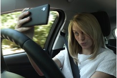 One in ten Brits have taken a selfie from behind the wheel